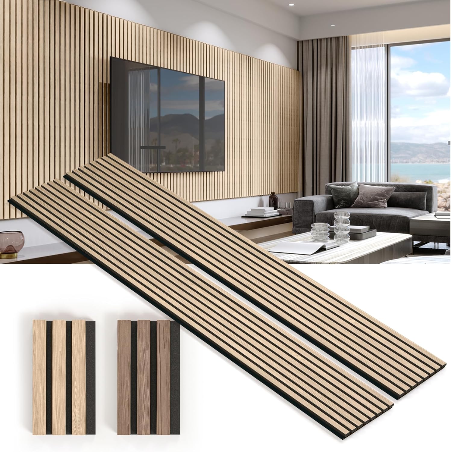 Wood Panel Decor Wall Looks Surprisingly Cheap