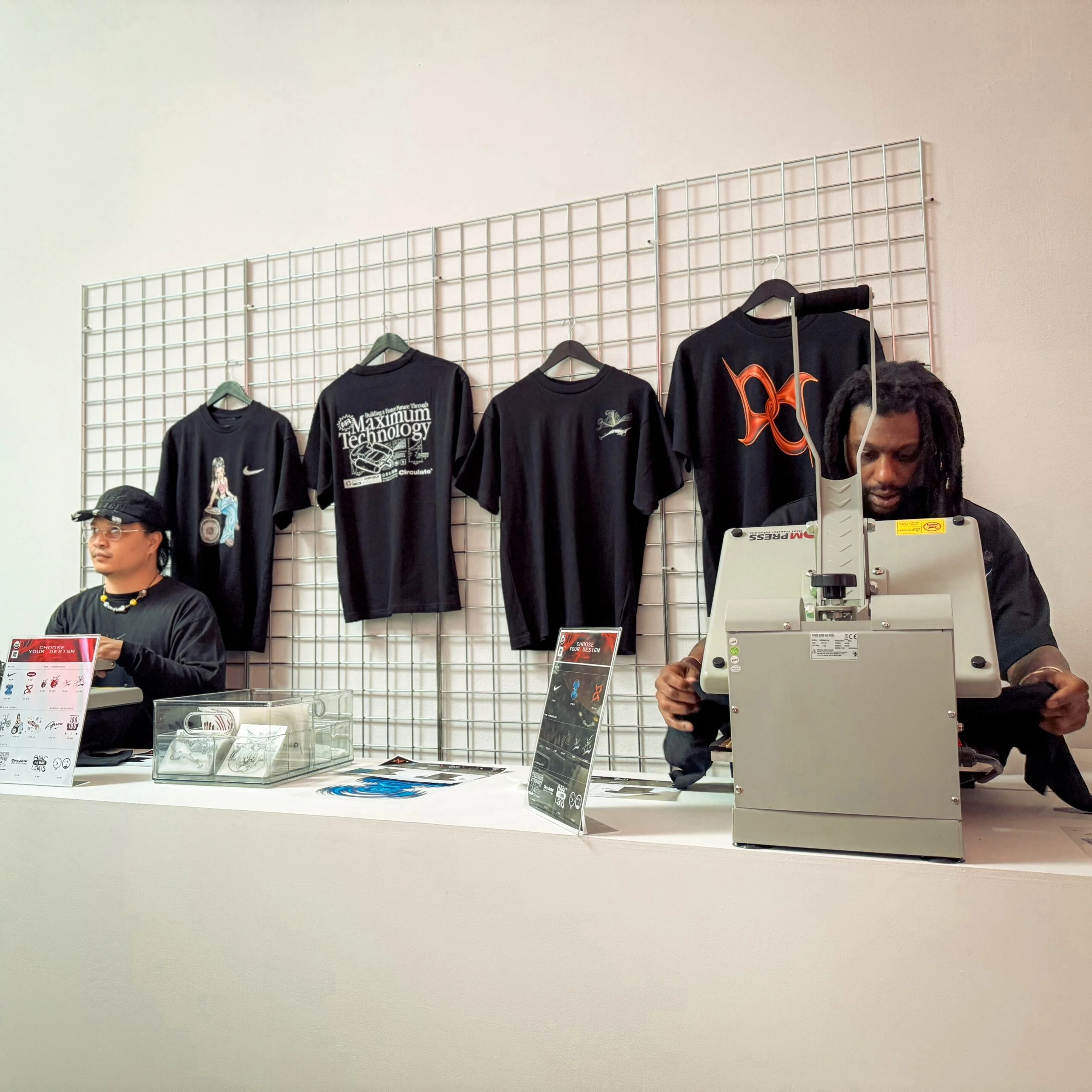 Team uniforms and event merchandise printing